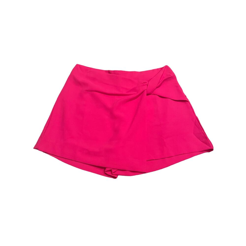 Glam Bright Pink twist front skort